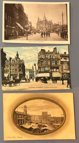 Leicester postcards - leicester,