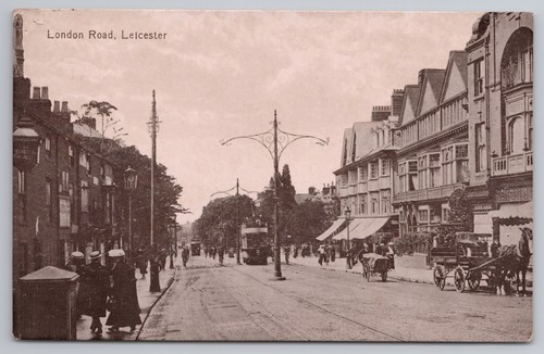 London tram postcard - tram,