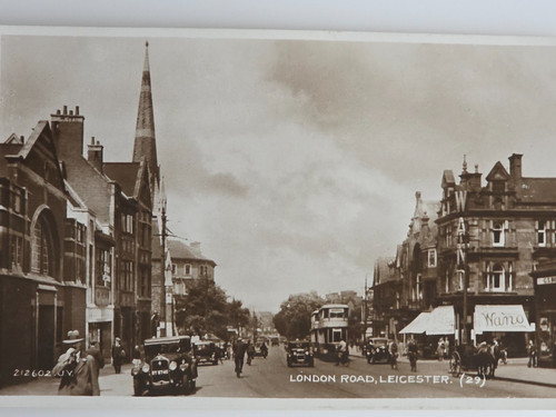 Postcard leicester london - leicester,