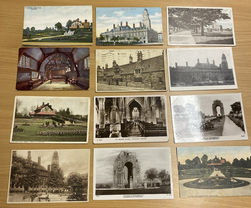 Leicester postcards - 59,