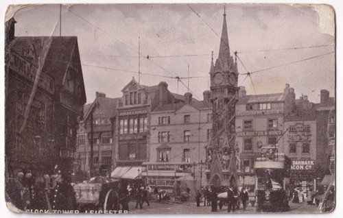 Leicester clock tower trams - leicester,