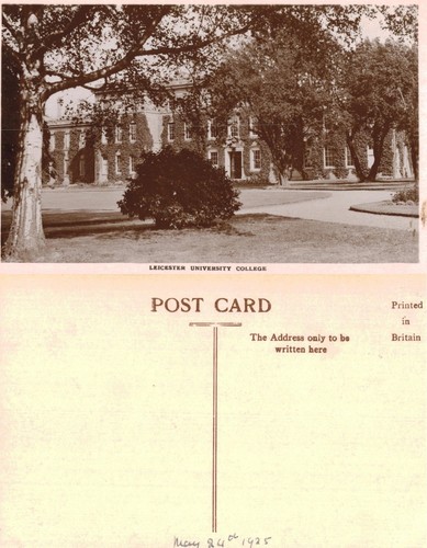 Vintage postcard leicester - vintage,