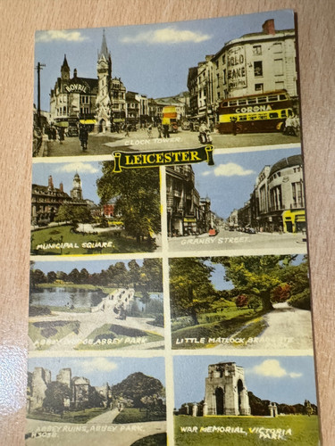 Vintage postcard leicester - ,
