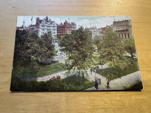 Postcard leicester square - -,