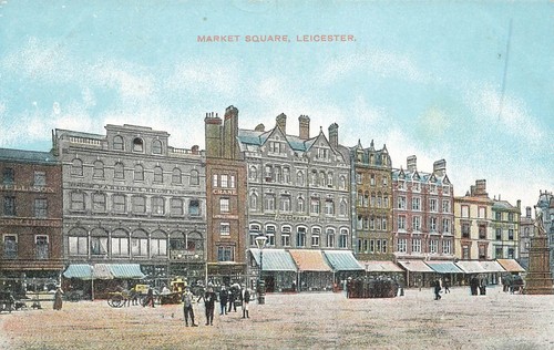 Leicester market square - market,