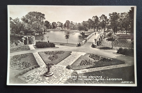 Leicester abbey bridge - abbey, vintage