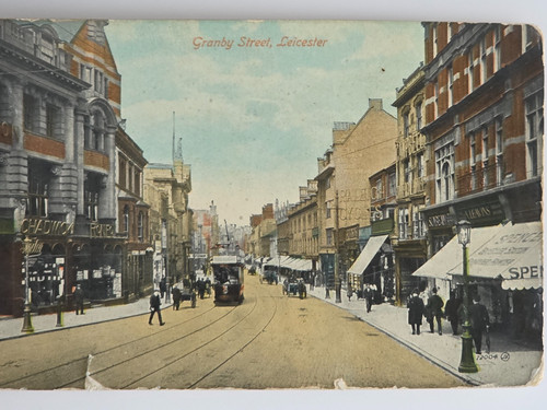 Postcard leicester granby - postcard,