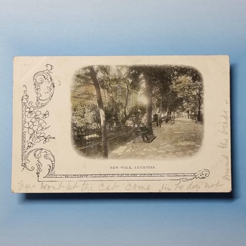 Leicester postcard c1914 city - postcard,