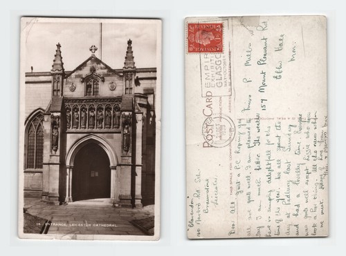Vintage postcard leicester - vintage,