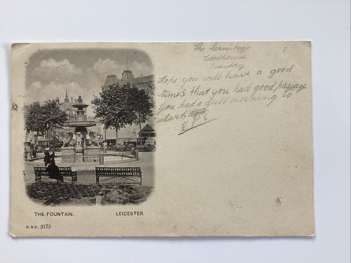 1901 victorian postcard - 1901,