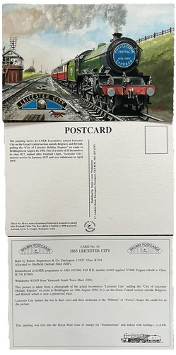 Leicester city football - leicester, train