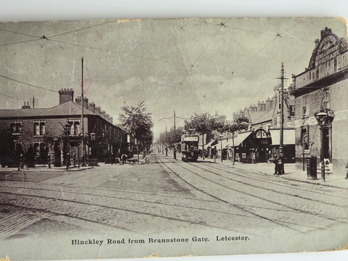 Postcard leicester hickley - leicester,