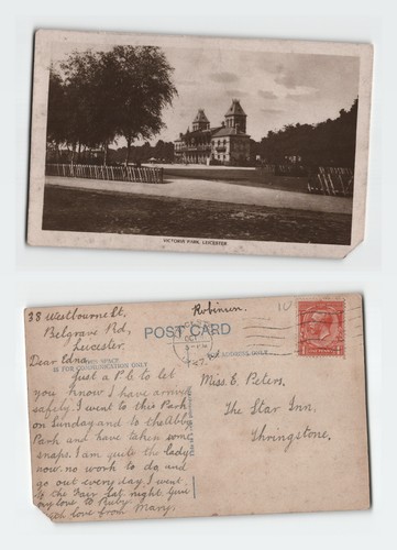 Vintage postcard leicester - vintage,