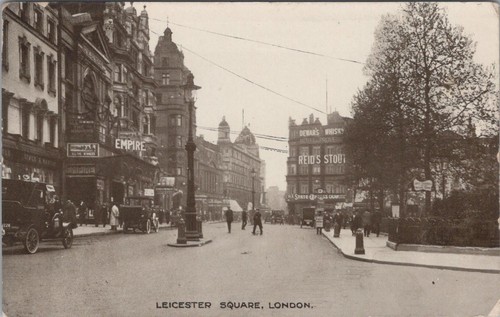 London postcard leicester - -,