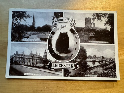 Postcard leicester multiview - -,