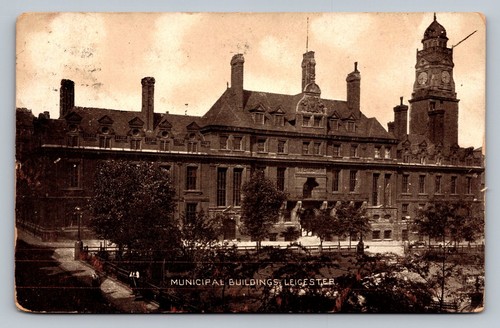 Postcard leicester - -,