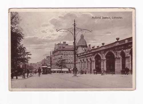 Postcard midland station - midland,