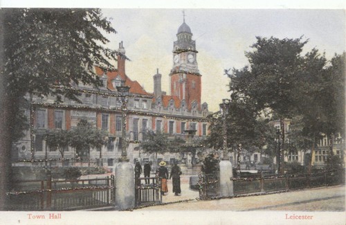 Leicestershire postcard town - leicestershire,