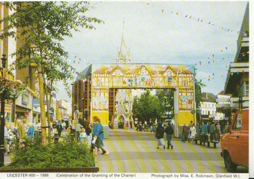 Leicestershire postcard - leicestershire,