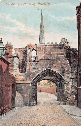 Postcard leicester st - -,
