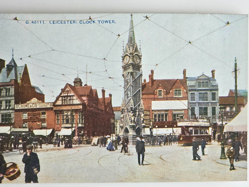 Postcard leicester clock tower - postcard,