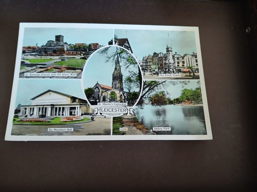 Vintage postcard leicester - vintage,