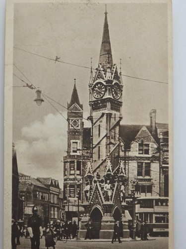 Postcard leicester clock tower - postcard,