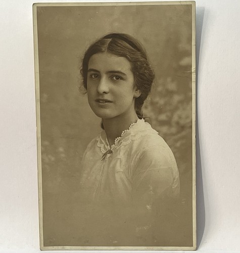 Antique rppc photo postcard - photo,