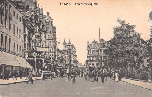 Postcard london leicester - postcard,