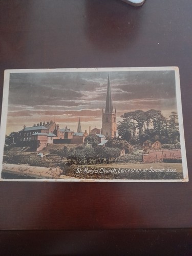 Old postcard mary church - old,